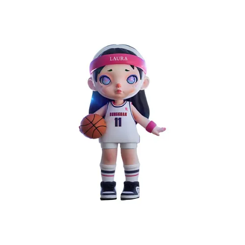 TOYCITY LAURA TOY Городской Городской IP Landmark Коллекция Basketball City Модный Фигурка Прозрачный Слепой Бокс с Карточкой 14 см