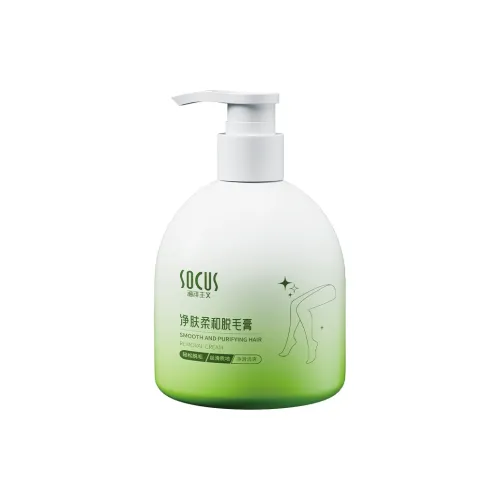 Socus Мягкий Крем для очищения депиляции освежающий успокаивающий для кожи удаление волос