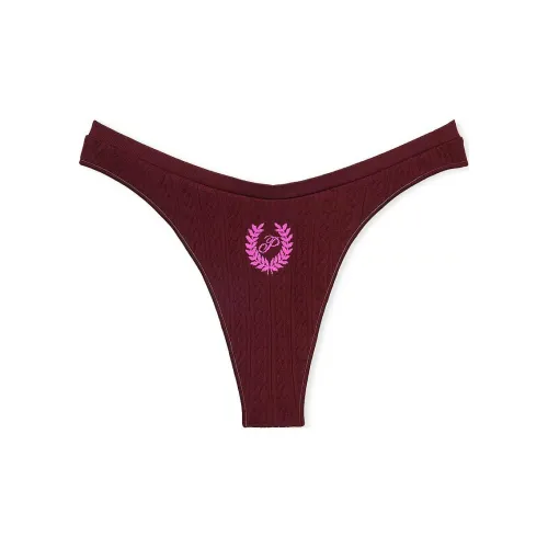 Victoria's Secret Розовый Бесшовный Высокий-Воротник Стринг-Панталоны W R W LA P г Женское Нижнее Белье 1 Пачка Красно-Коричневый