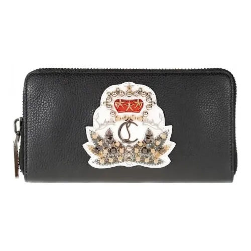 CL LUBOTING Натуральная кожа Кошелек Стандартный Мужской Черный