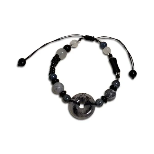 LuluCanaan Цветное стекло Нефритовые браслеты Унисекс