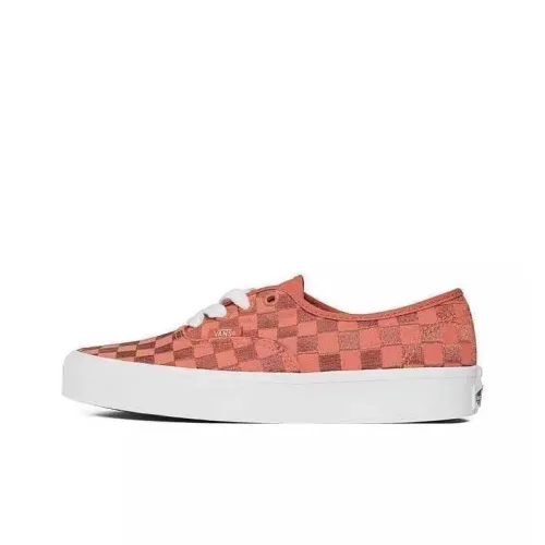 Vans Authentic Устойчивые к истиранию Низкие Кеды Унисекс Оранжевые