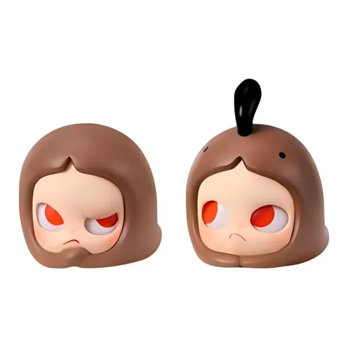 POP MART Zsiga Аргументативные Тапочки Прозрачный Слепой Бокс на Карточке