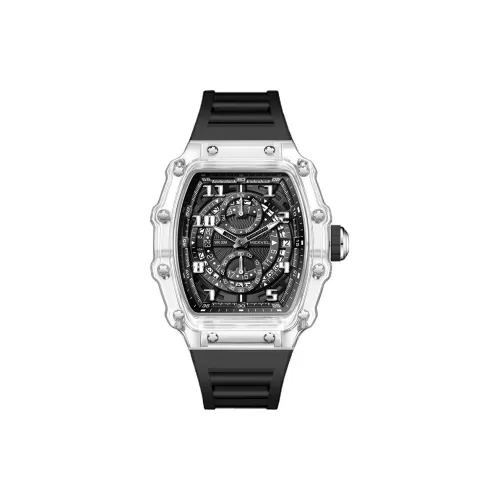 MEXVEL Кварцевый механизм Мужские часы 53мм*44мм*18мм Черный