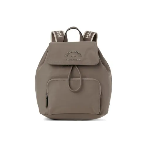 Рюкзак из переработанного полиамида и полиуретана женский бежевый