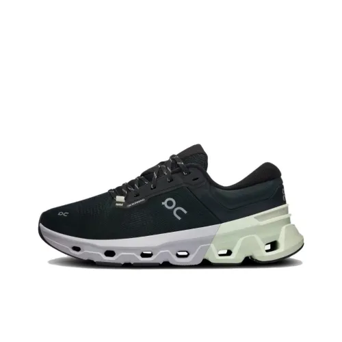 On Cloudflyer Износостойкие противоскользящие низкие беговые кроссовки для мужчин черные