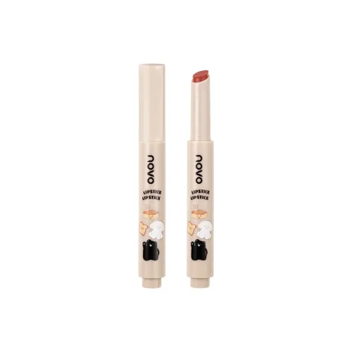 NOVO Шелковистый Туманный LIP Грязь Карандаши Помады Мягкий матовый TRANSFER PROOF Осветляющий