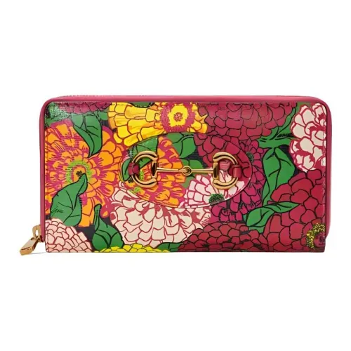 GUCCI Кожа Кошелек Женские Красный Многоцветный