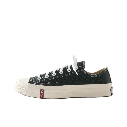 KITH x Converse Chuck Taylor All Star Slip Resistant Abrasion Resistant Low Top Скейтборд Кроссовки Унисекс Зеленый