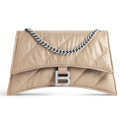 Balenciaga Crush Тисненая Телячья Кожа Сумка через плечо Сумка на плечо Мини Женская