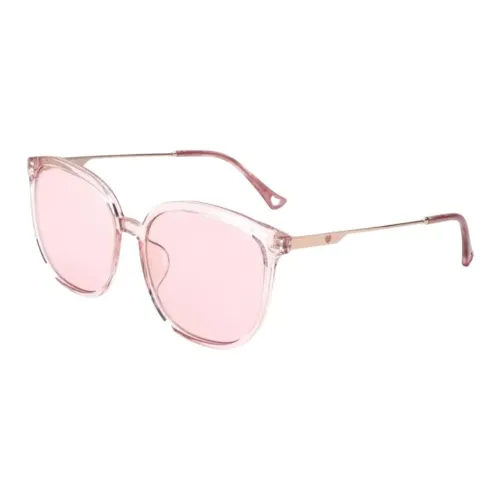 JINS Металл Круглые Солнцезащитные очки Женские Розовые