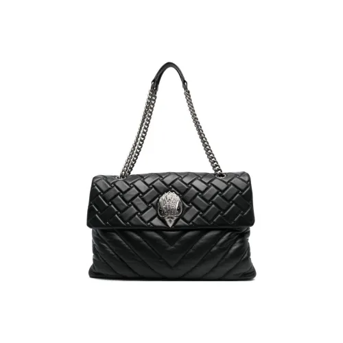 Kurt Geiger London Lambskin Сумка через плечо Большая Женская Черная