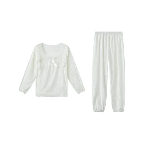 Сон Белый Женские Пижамные Комплекты