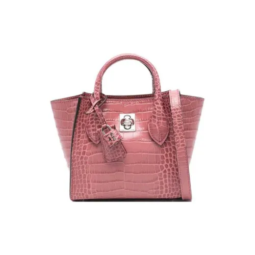 ERMANNO SCERVINO Телячья кожа Тоут Сумка Сумка для покупок Сумка Женская Розовая