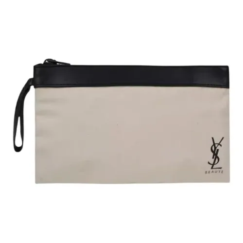 SAINT LAURENT LANMI Цвет Холщовая кожа Пэчворк Косметички