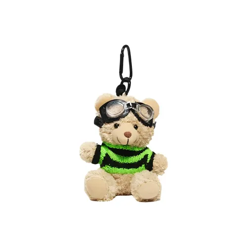 Click Мультяшный Свитер Camera Медвежонок Плавательные очки Plush Toy Брелок Куклы Плюшевый Подвеска 11 см Высота