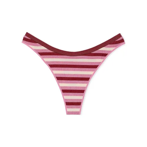 Victoria's Secret Розовый Бесшовный Высокий-Воротник Стринговые Трусы Mo P S P Женское Нижнее Белье 1 Пачка Розовый