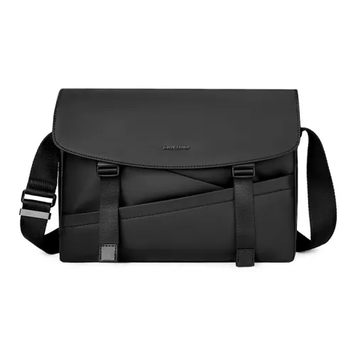 PIERRE CARDIN Водоотталкивающий Повседневный Универсальный Модный Сумка через плечо Мужской Черный