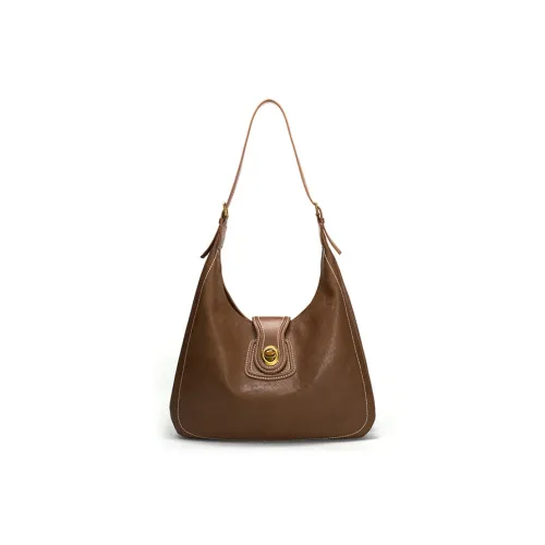 Simedin Сумка через плечо из коровьей кожи женская глубокий черный кофейный