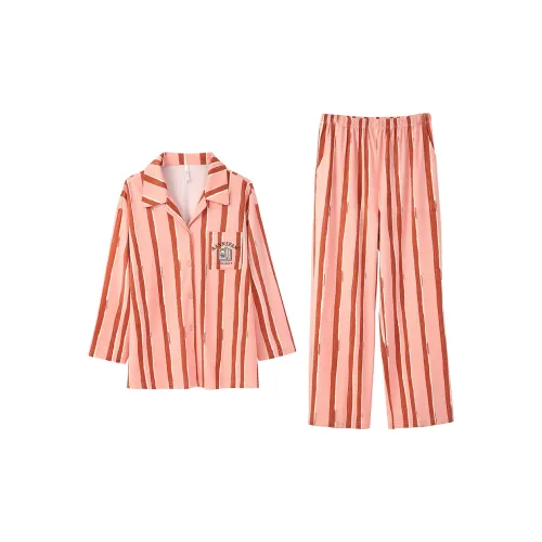 Aannsfam Pajama Комплект Женский Грейпфрут