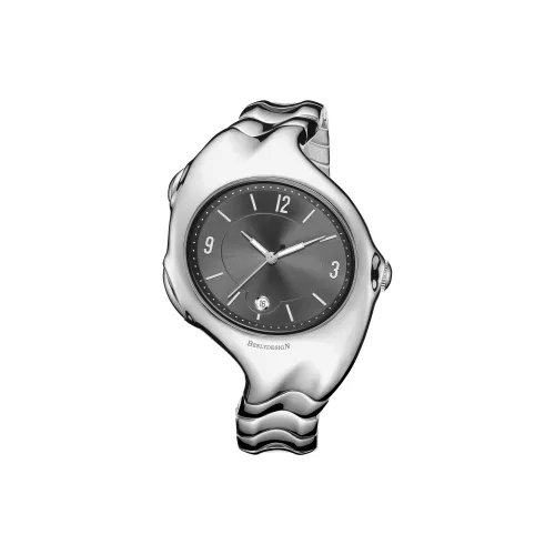 IB BENLYDESIGN Irregular Shape Retro Y2K Watch X51311S1 Кварцевый механизм Часы Унисекс Черный циферблат