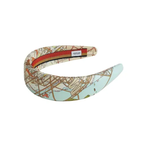 HERMES Шелковые ободки для волос Женские Синие