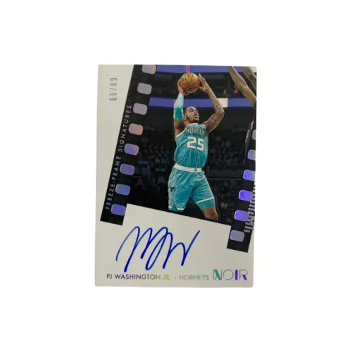 PANINI 2021 22 NOIR Желтая Куртка PJ WASHINGTON Подписанная 60 99 Звезда Карта Проходит Спортивные Карты 1 шт