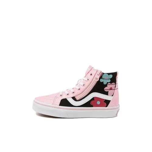 Vans SK8 High Топ Детские Скейтбординги Розовый Детский