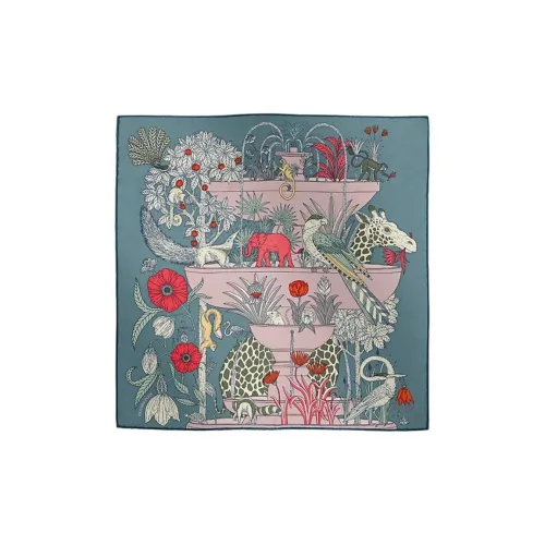 Hermes Детали Silk Scarves Women's