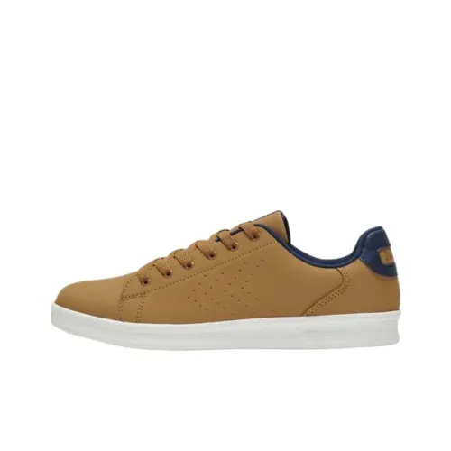 Hummel Slip-resistant Abrasion-resistant Low Top Casual Shoes Unisex Khaki Хуммель Противоскользящий Устойчивый к истиранию Низкий Топ Повседневная Обувь Унисекс Хаки