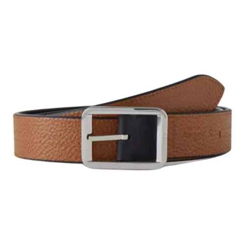 Mulberry Телячья кожа Кожаные ремни Унисекс Коричневый Ширина 3 см