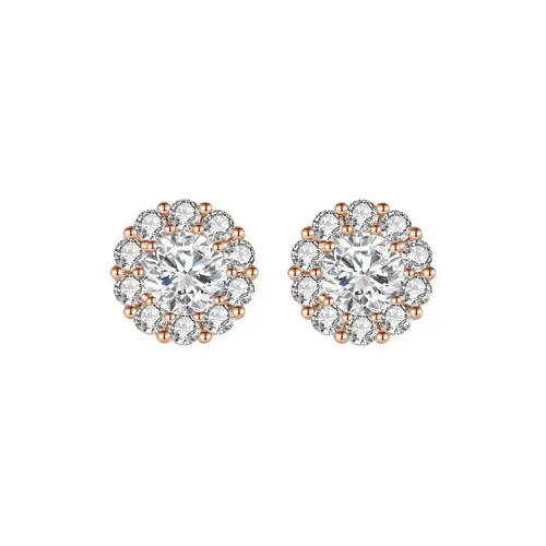 Серьги с цирконием Goldo Jewelry Женские