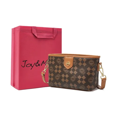 Joy Mario PVC Сумка через плечо Стандартная Женская Кофейная Кремовая Абрикосовая