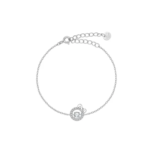 Hello Kitty Bowknot Beating Heart Браслет Delicate And Exclusive Luxury Высокое качество универсальность Удачи мерч по IP