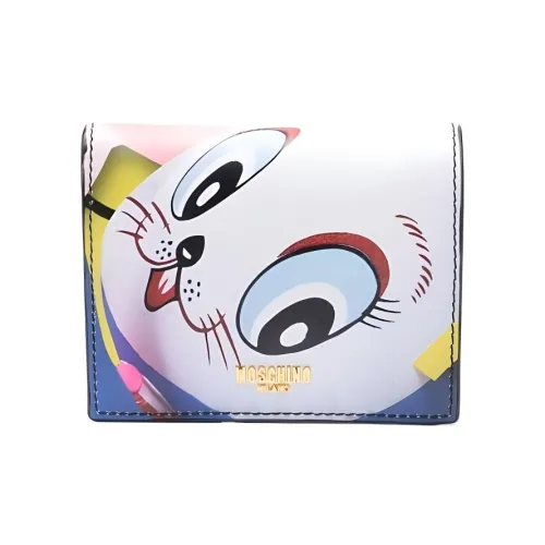 MOSCHINO Телячья кожа Монета Кошелек Кошелек Женские Многоцветный