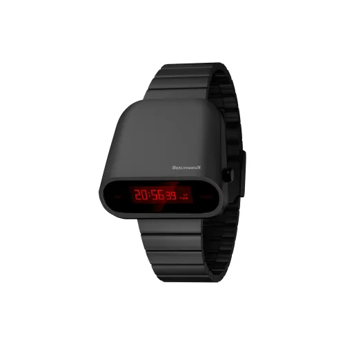 IB BENLYDESIGN S10803S3 Электронный механизм нержавеющая сталь ремешок часы унисекс красный циферблат