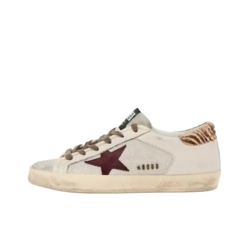 Golden Goose Супер Звезда Low Топ Скейтборд Кроссовки Женские Бежевые