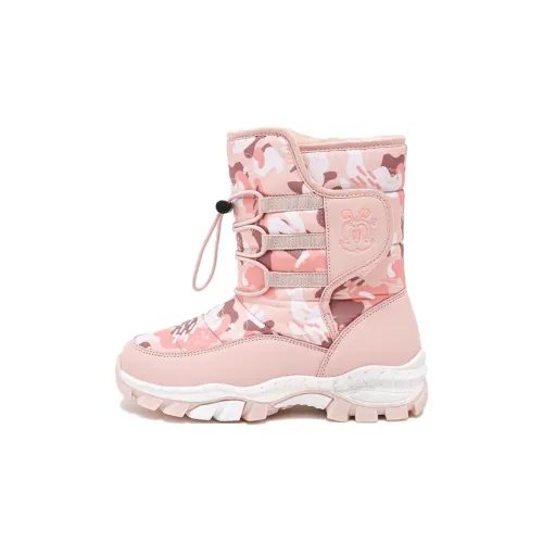 BOBDOG Водонепроницаемый и Теплый Детские ботинки для колена Светло-розовые Детские
