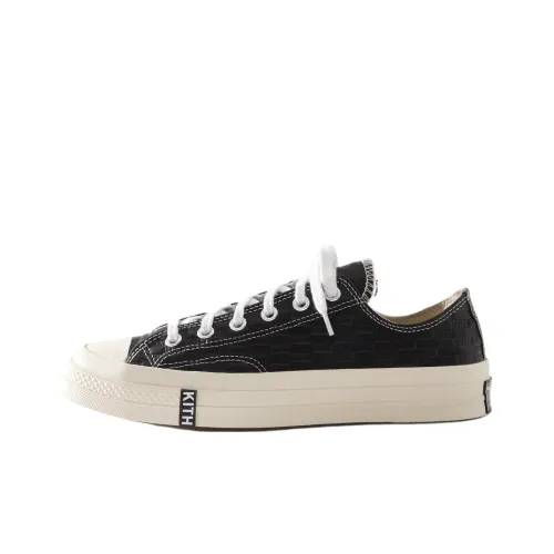 KITH x Converse Chuck Taylor All Star Slip Resistant Abrasion Resistant Low Top Скейтборд Кроссовки Унисекс Черный