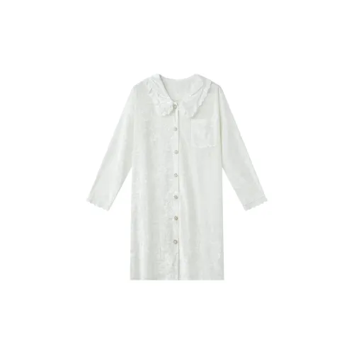 MIANQU Белый Женские Ночные сорочки