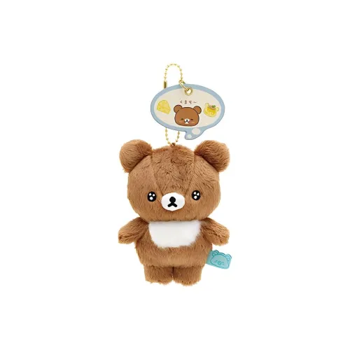 SAN X Брат Медведь Звездные Глаза Кукла Плюшевая Подвеска 11,5 см Рекомендуемая Высота