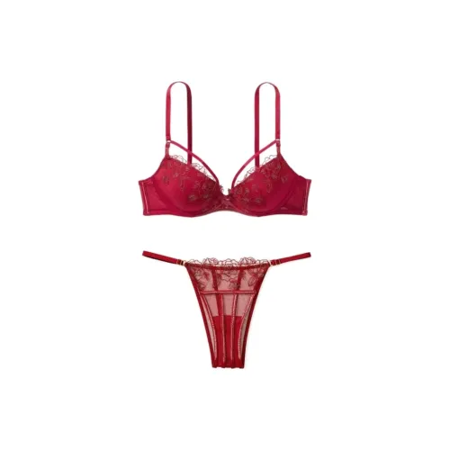 Victoria's Secret Комплект нижнего белья для женщин красный