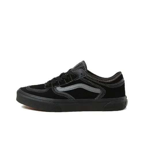 Vans Rowley Детские Скейтбординги Низкий Топ Черный Школьный возраст