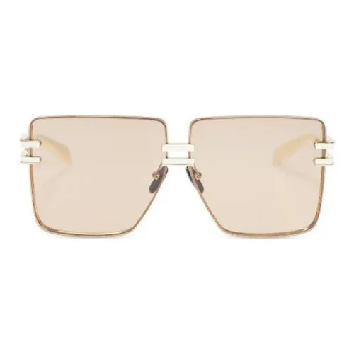 BALMAIN Металл Ацетат Нерегулярная форма Солнцезащитные очки Мужской Золотой