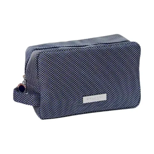 BVLGARI Сине-белая клетка Косметички для хранения