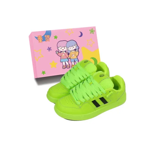 LIANGHUO Скейтборд Кроссовки Низкие Неоновый Зеленый Женский