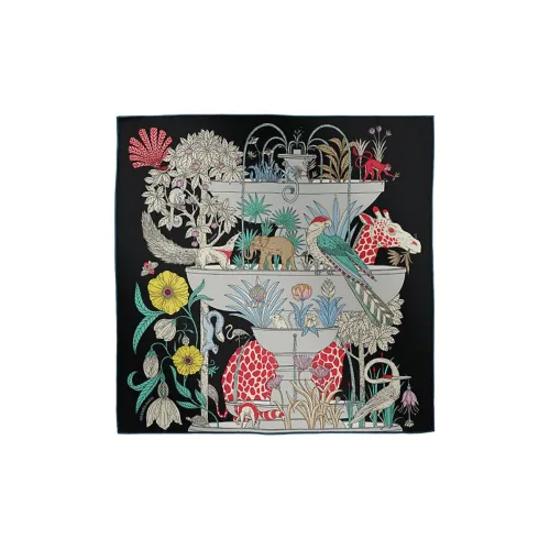 Hermes Детали Silk Scarves Women's