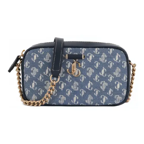 Jimmy Choo Denim Crossbody Bag Shoulder Bag Women's Light Blue Джимми Чу Деним Сумка через плечо Сумка на плечо Женская Светло-голубая