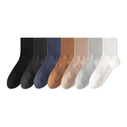 Носки Lan Miao Crew для мужчин упаковка из 7 пар
