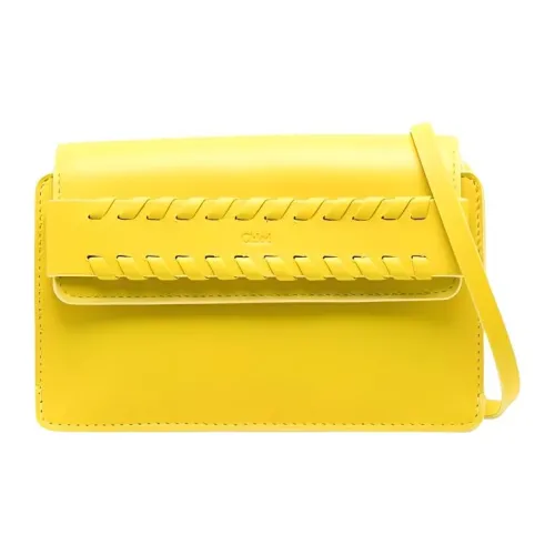 Chloe Mony Телячья кожа Клатч Кошелек Стандартный Женский Желтый